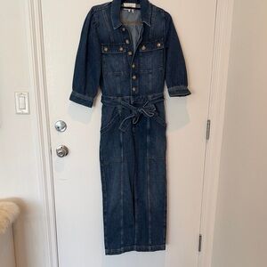 ba&sh Blue Denim Shirt